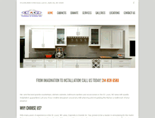 Tablet Screenshot of cabinetsandgraniteinc.com